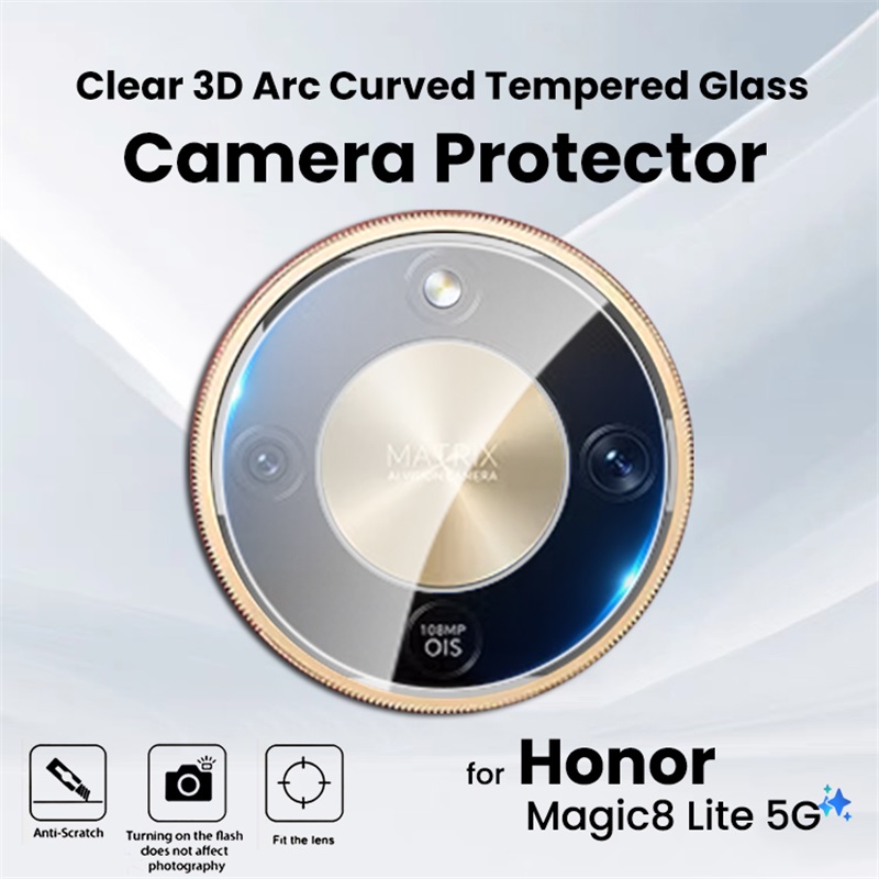 Tempered Glass Screen 9H - 3-1 Pezzi Protezioni per Lenti Fotocamera
